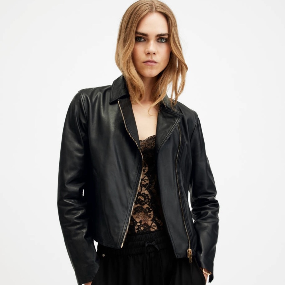 All Saints Vela leather jacket - US sz 6